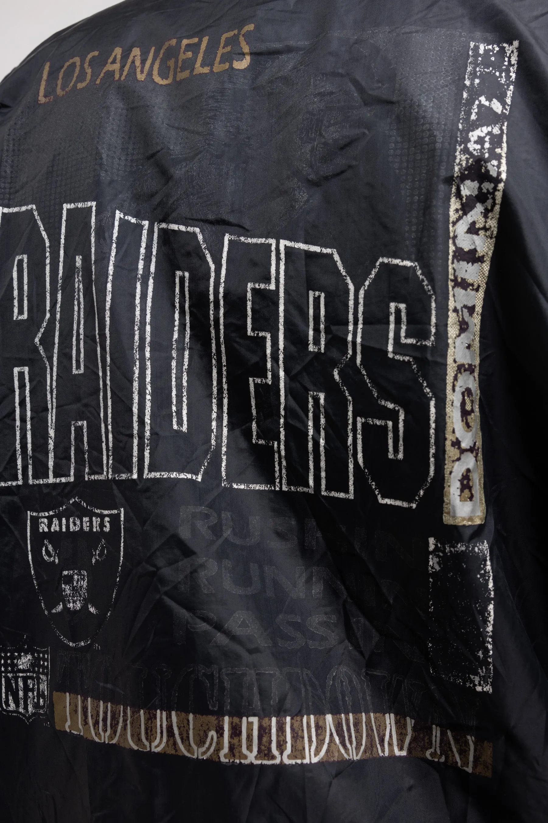 80's RARE Los Angeles Raiders NFL Coaches Jacket L/XL