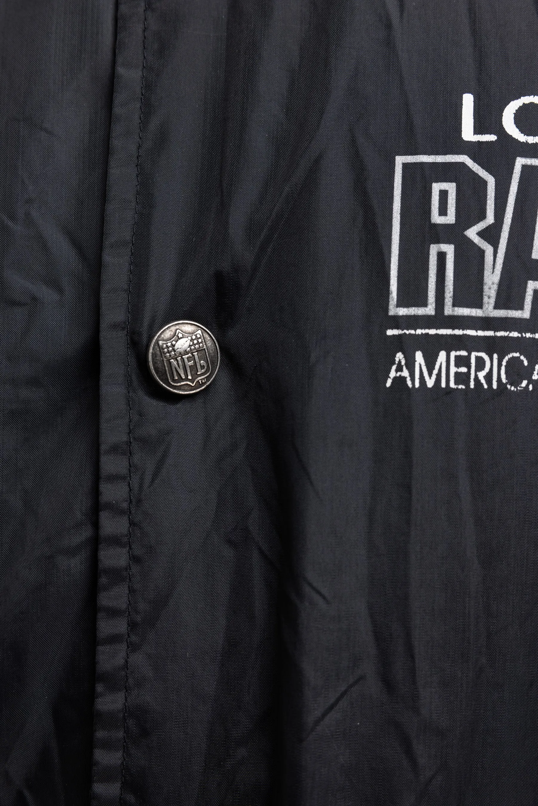 80's RARE Los Angeles Raiders NFL Coaches Jacket L/XL