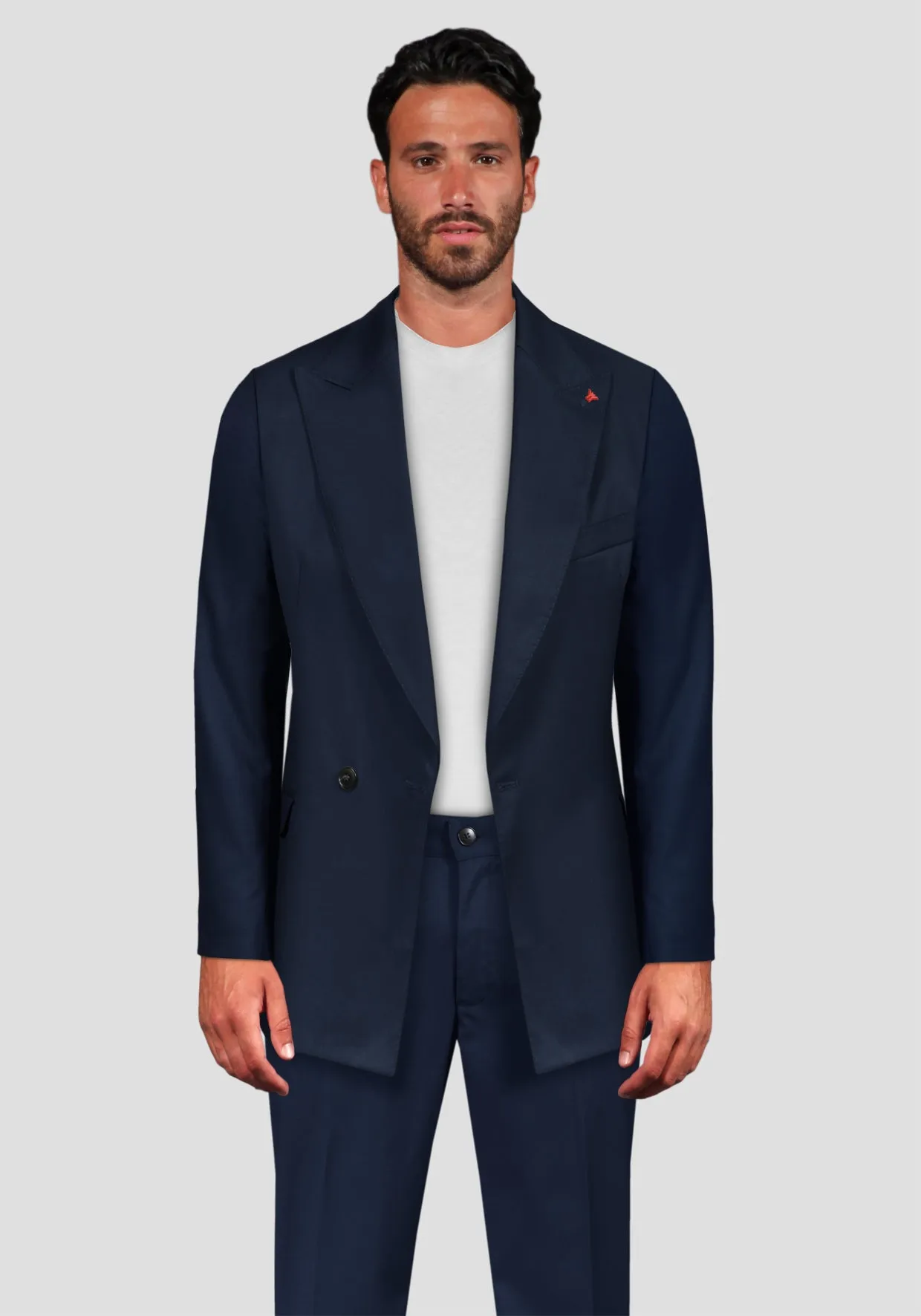 Abito mezzo Petto pantalone con elastici laterali - Blue Navy