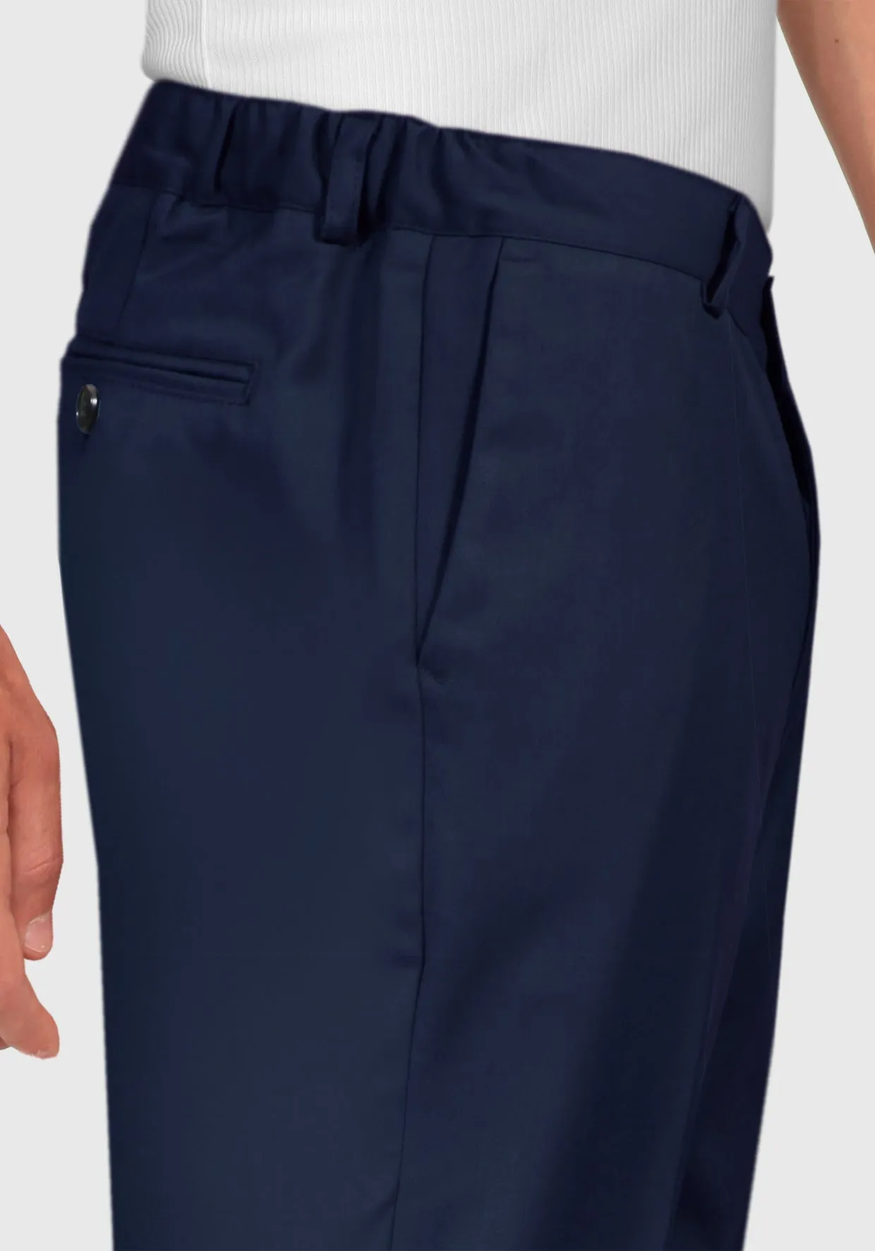 Abito mezzo Petto pantalone con elastici laterali - Blue Navy