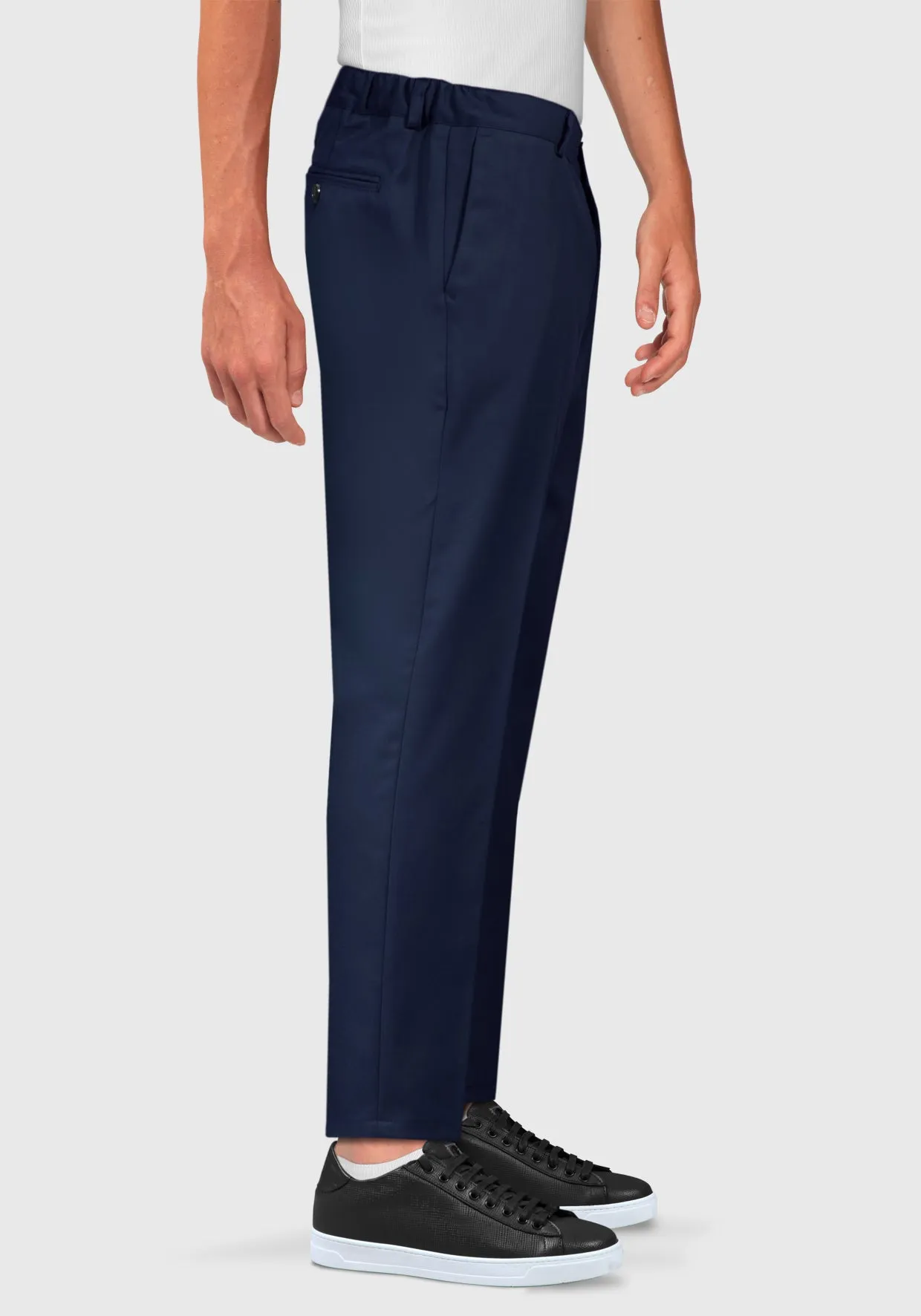 Abito mezzo Petto pantalone con elastici laterali - Blue Navy