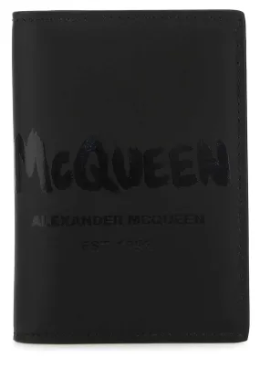 Alexander McQueen Graffiti Printed Bi-Fold Wallet