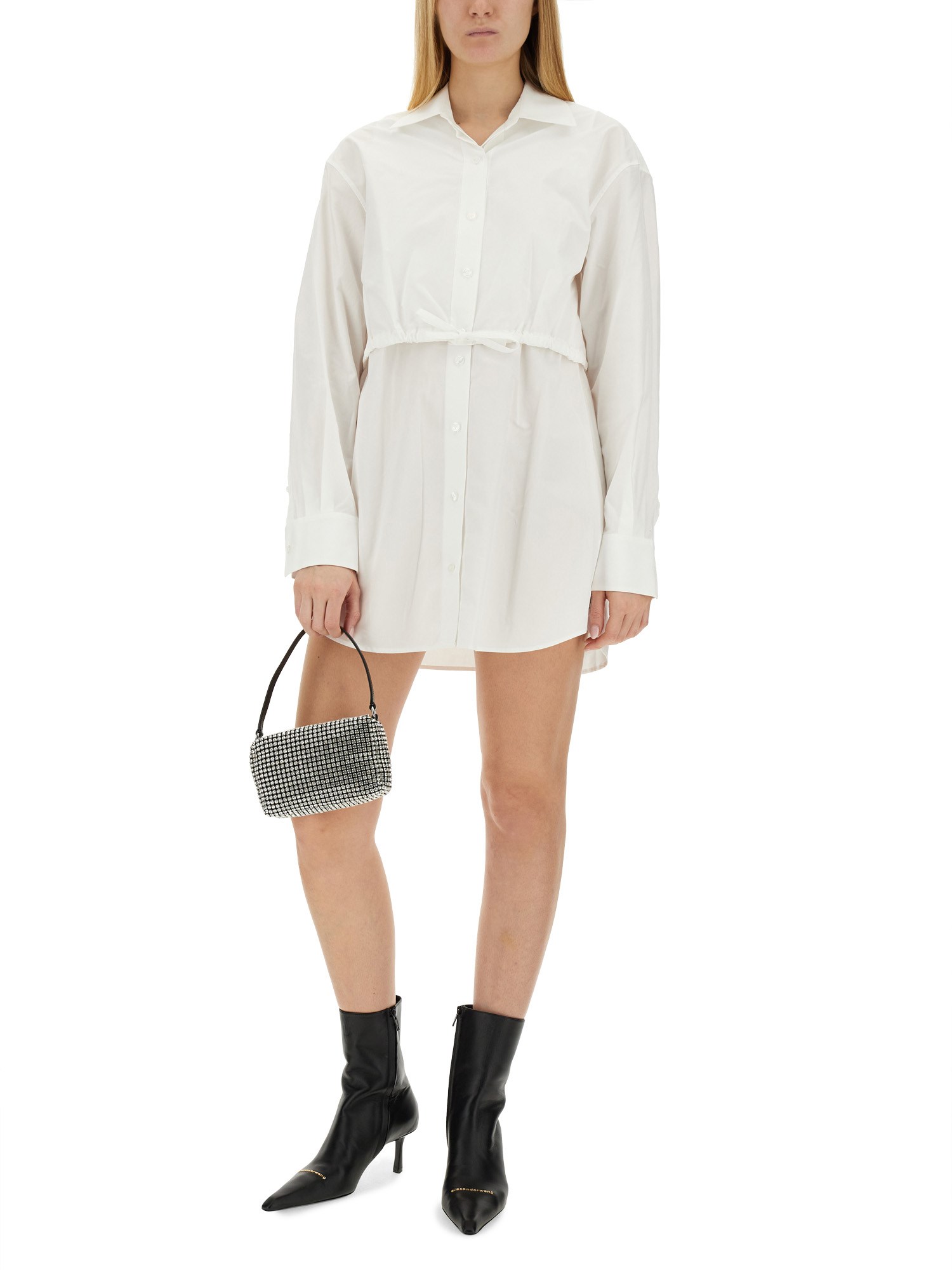 ALEXANDERWANG.T    COTTON SHIRT DRESS