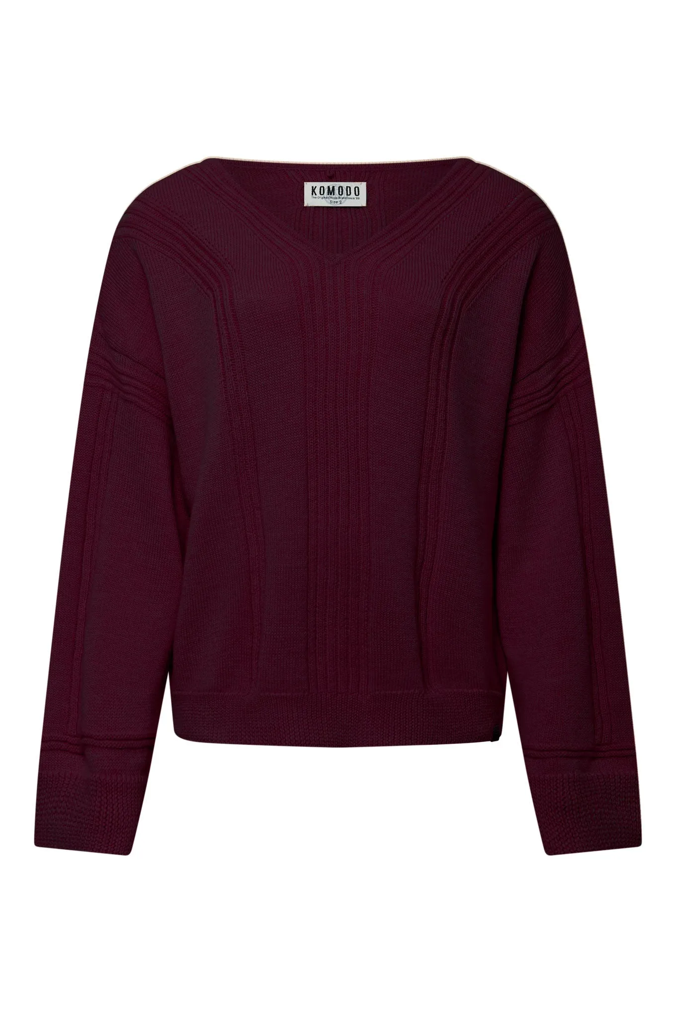 ANYA - Fine Merino Wool Jumper Walnut