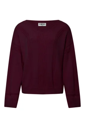 ANYA - Fine Merino Wool Jumper Walnut