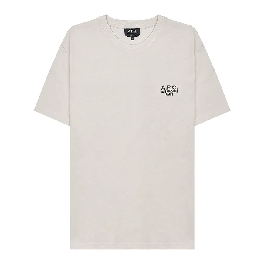 A.P.C.  |Crew Neck Unisex Street Style Plain Cotton Short Sleeves