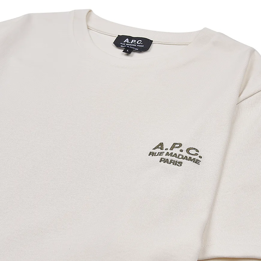 A.P.C.  |Crew Neck Unisex Street Style Plain Cotton Short Sleeves