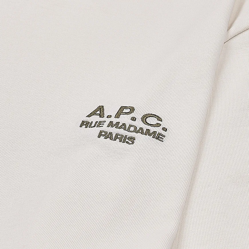 A.P.C.  |Crew Neck Unisex Street Style Plain Cotton Short Sleeves