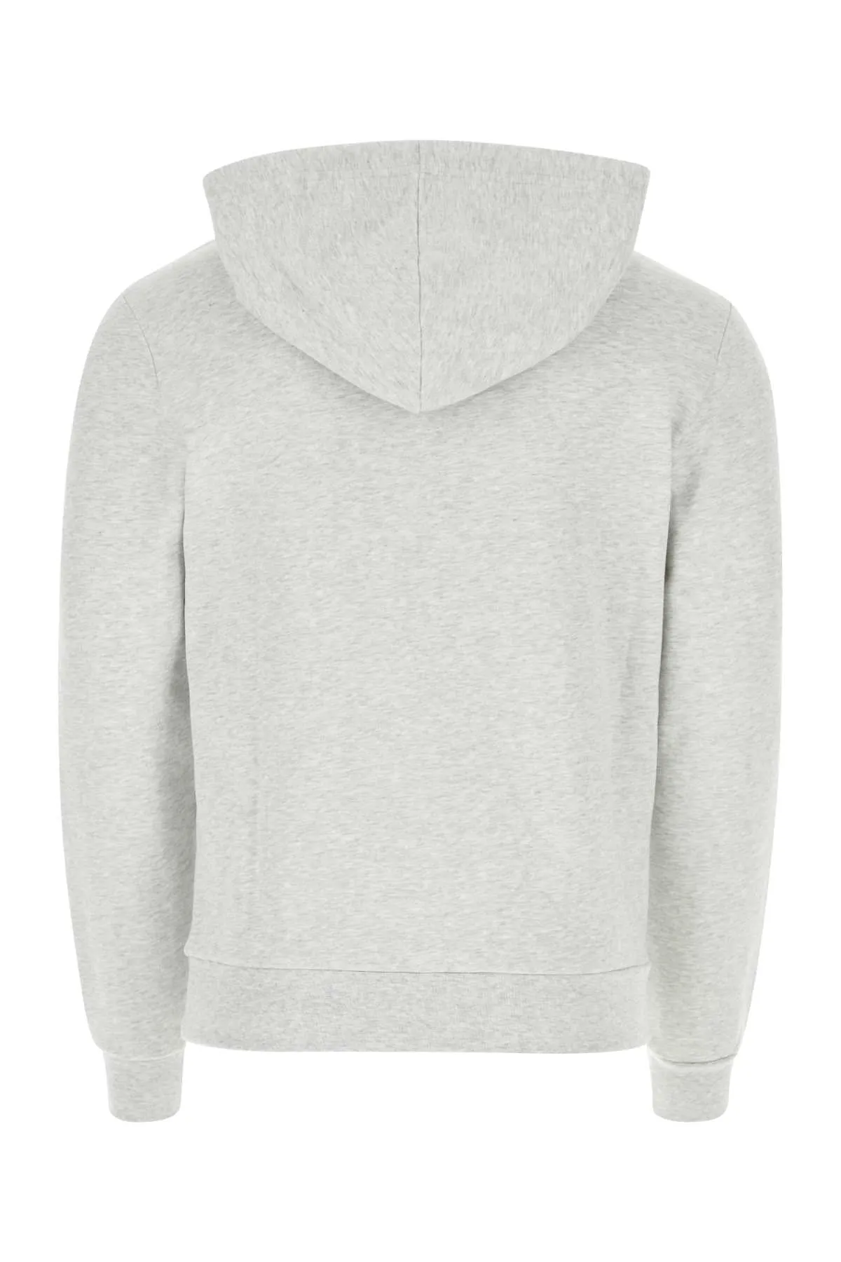 A.P.C. Melange Grey Cotton Sweatshirt