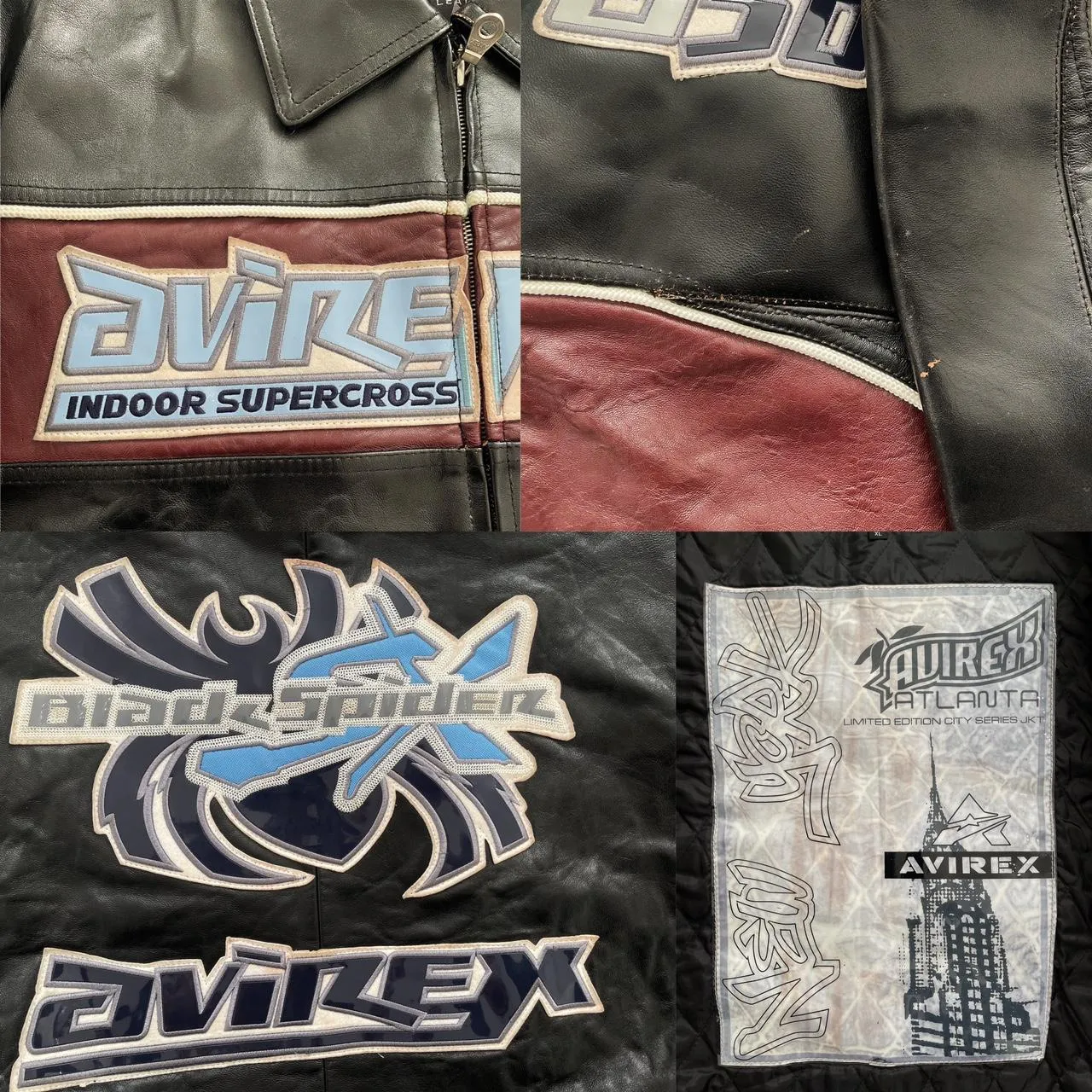 Avirex Leather Varsity Jacket