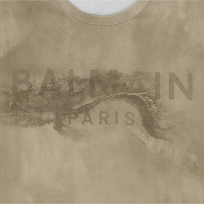 BALMAIN  |Crew Neck Unisex Street Style U-Neck Plain Cotton