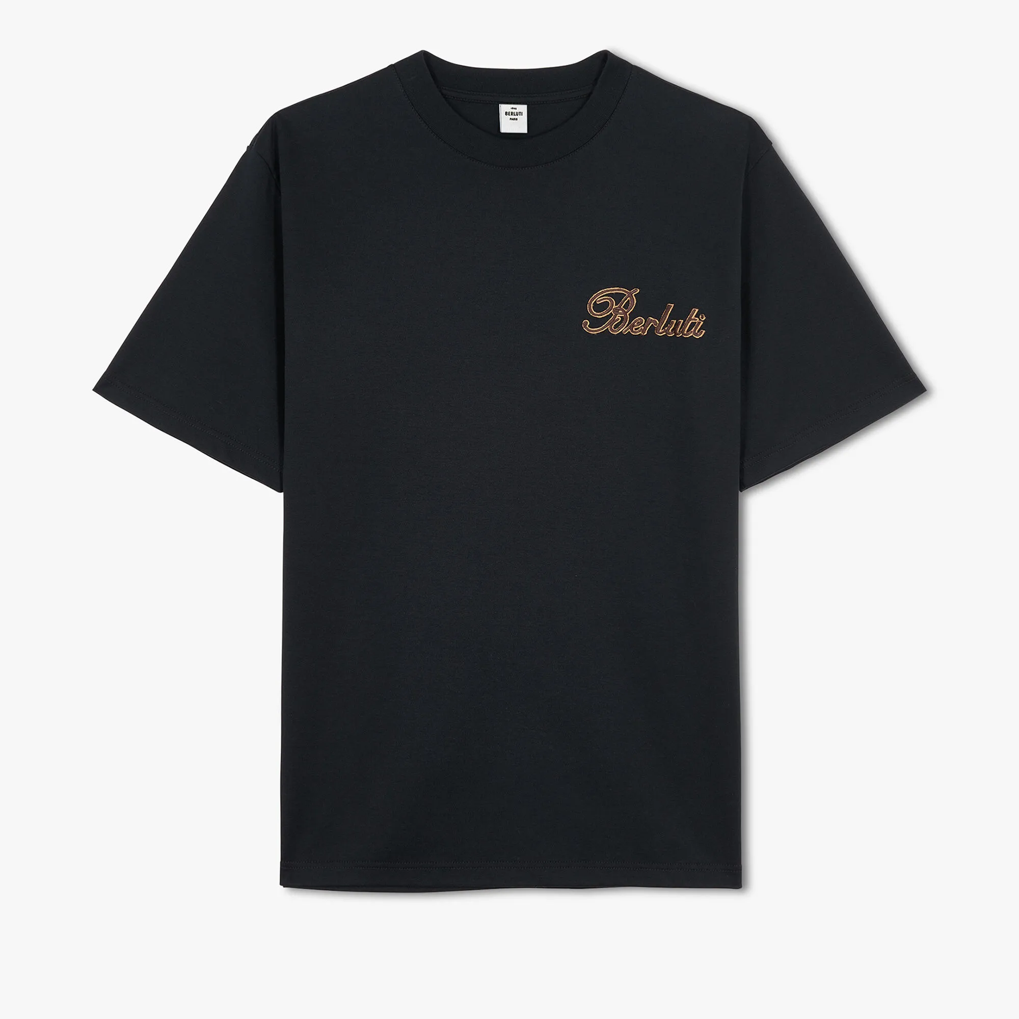 Berluti  |Crew Neck Street Style Cotton Short Sleeves Luxury