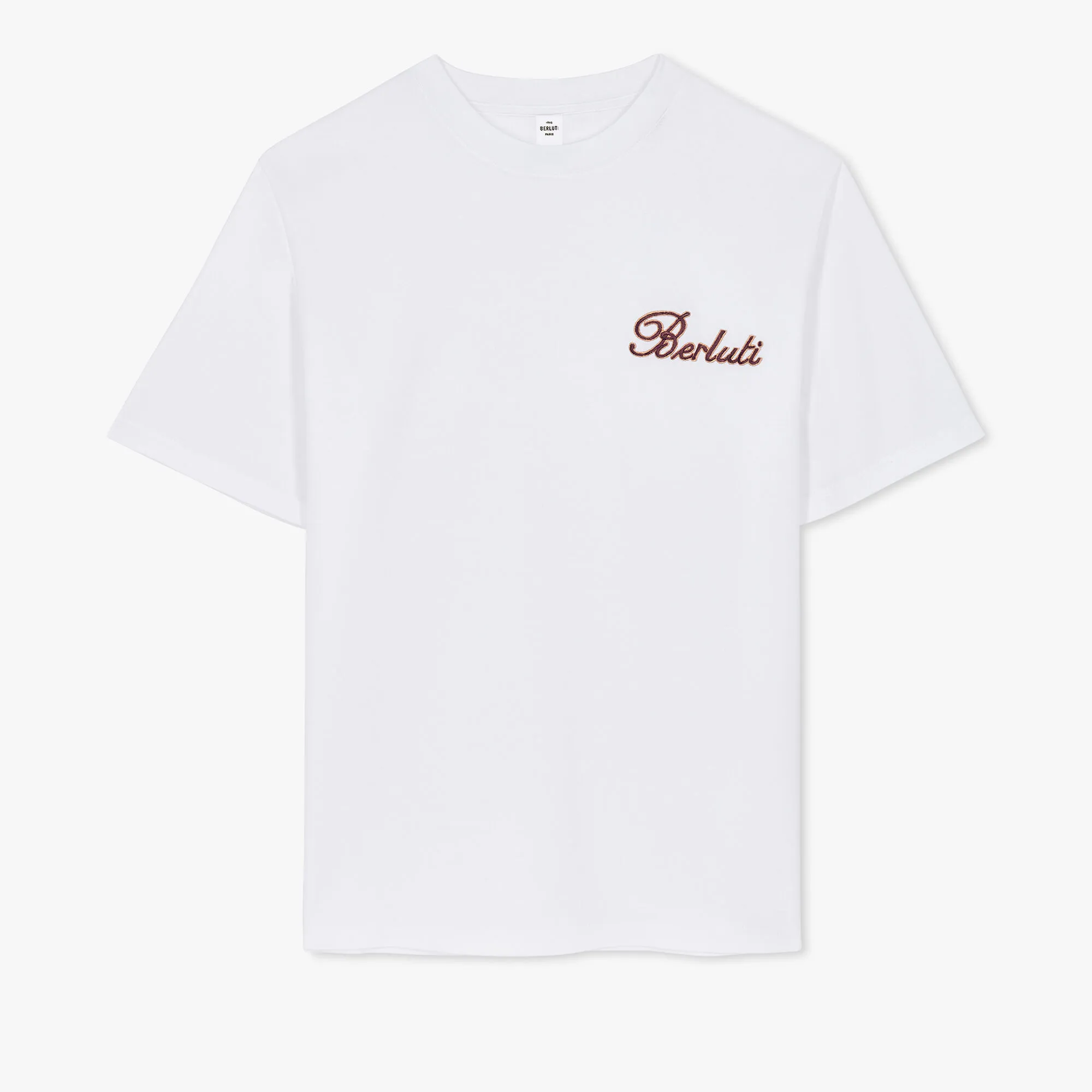 Berluti  |Crew Neck Street Style Cotton Short Sleeves Luxury