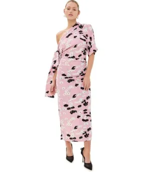 Bernadette Bowie Dress Cosmos Ivory/Black/Soft Pink 38