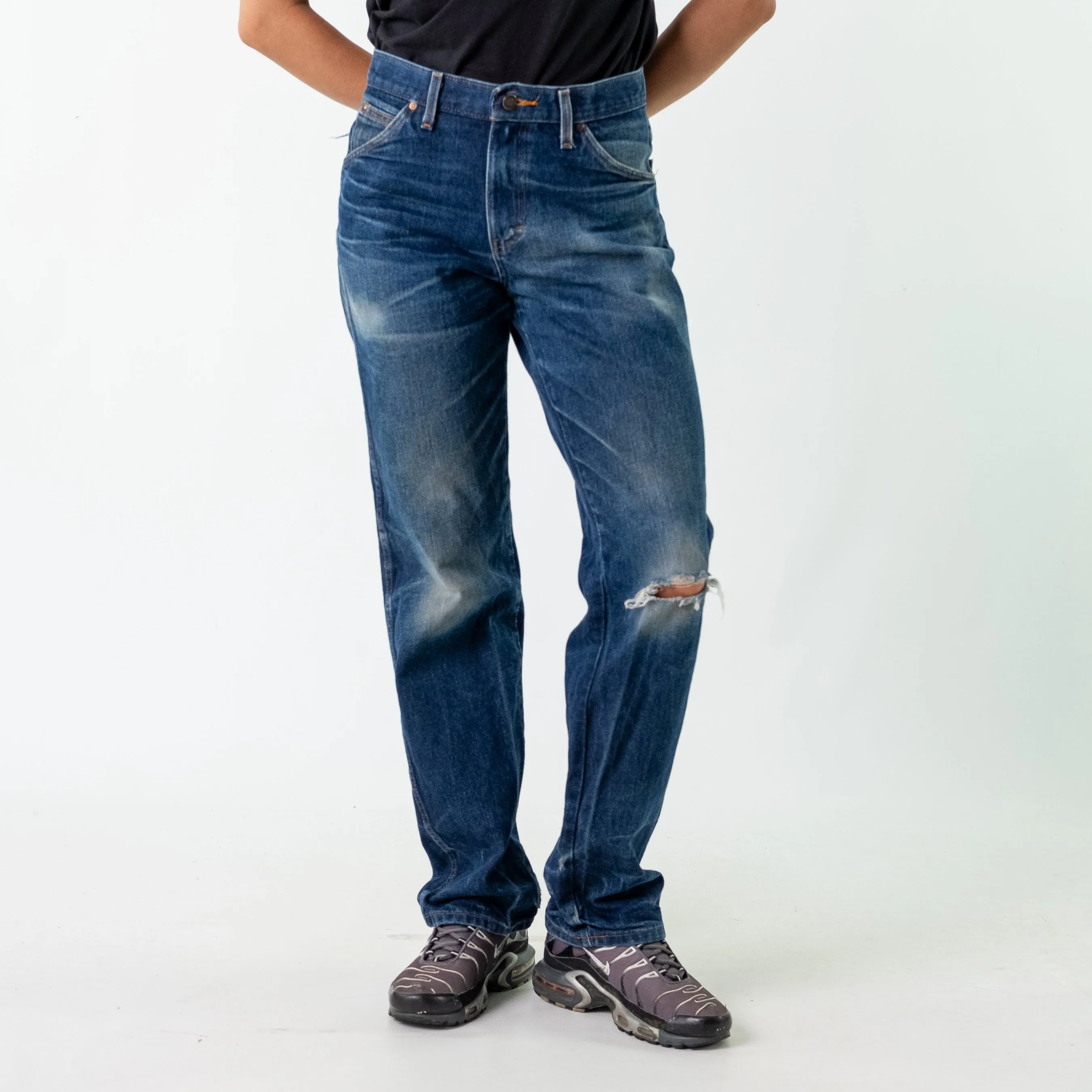 Blue y2ks Dickies Denim Carpenter Jeans Baggy Pants (30x32)