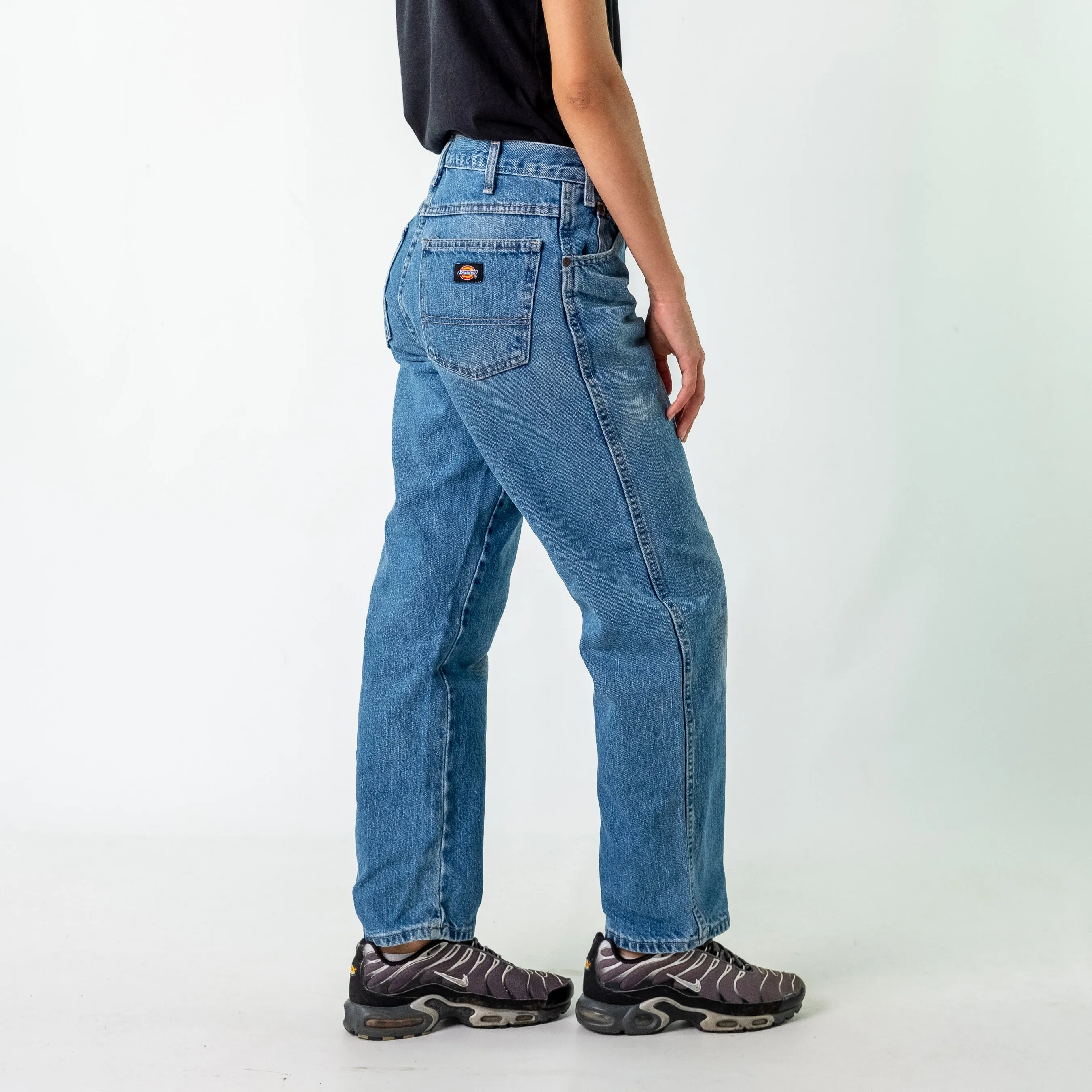 Blue y2ks Dickies Denim Carpenter Jeans Baggy Pants (31x30)