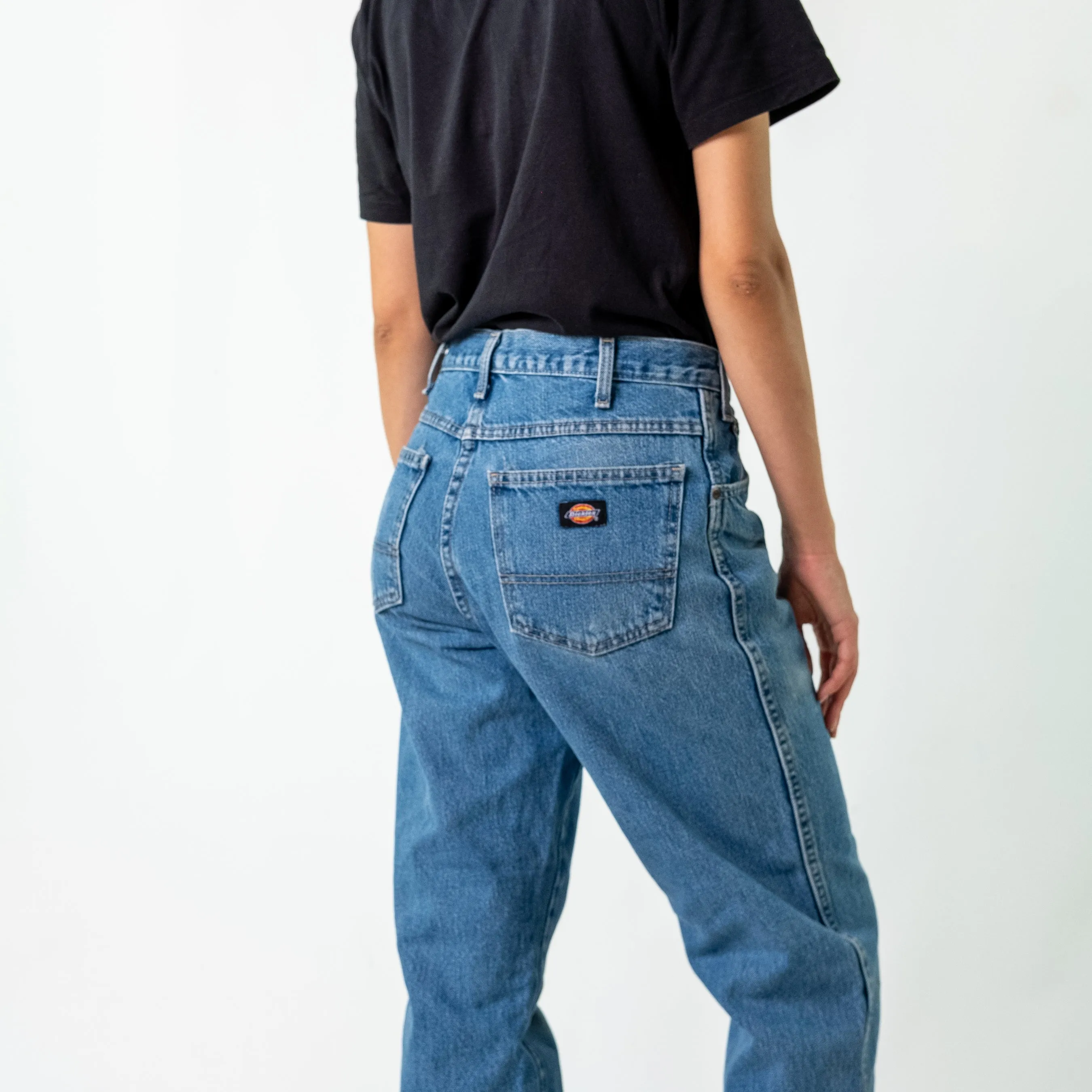 Blue y2ks Dickies Denim Carpenter Jeans Baggy Pants (31x30)