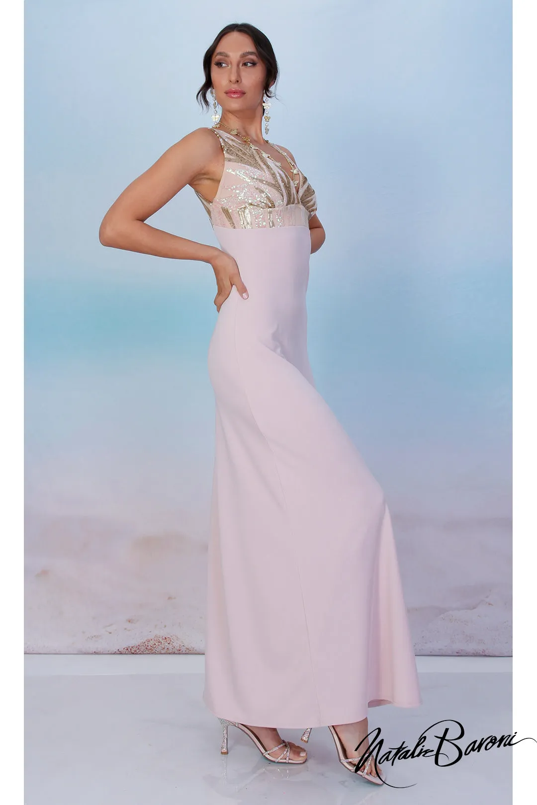 Blush Long Dress - La Scala