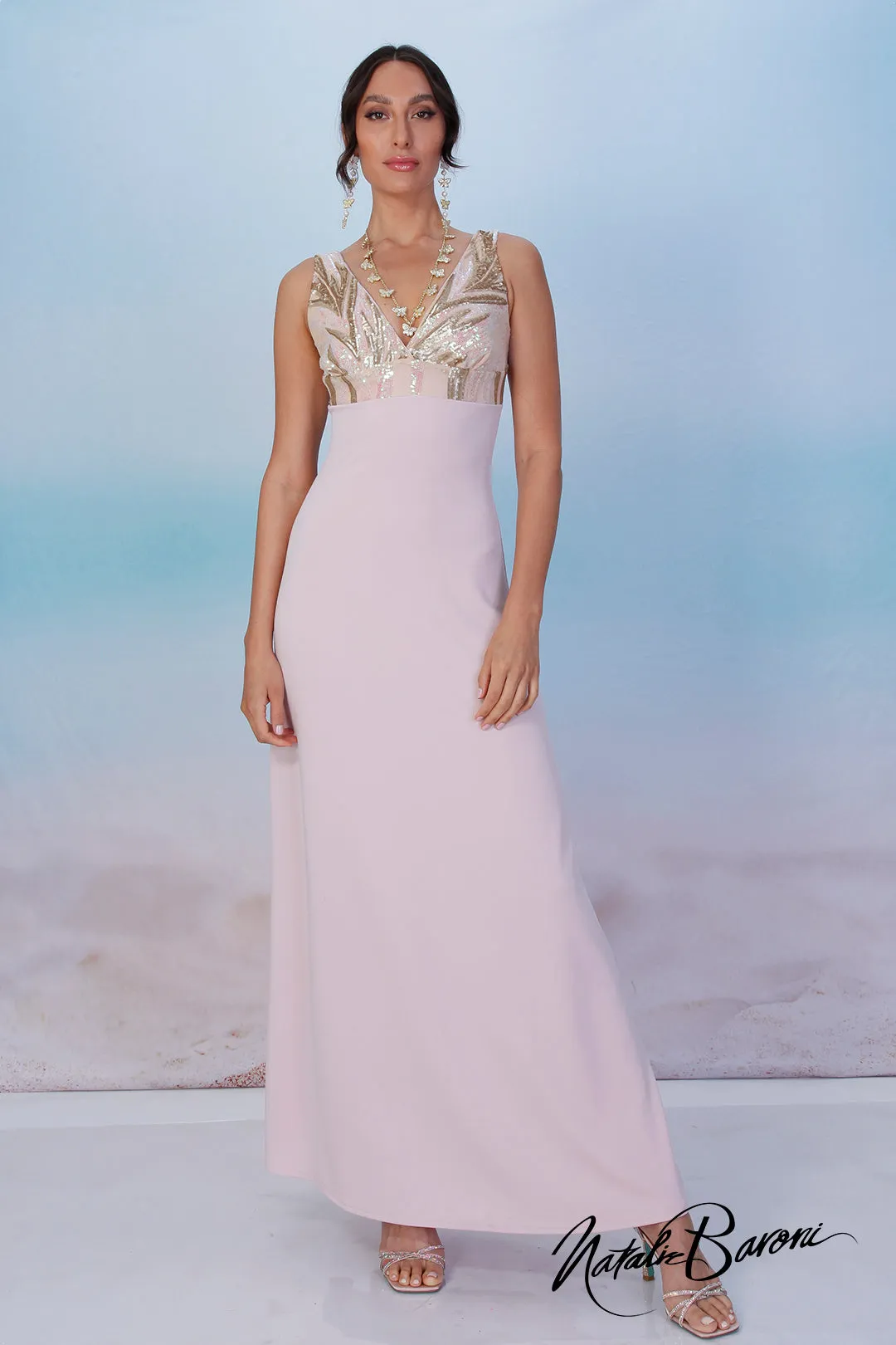 Blush Long Dress - La Scala