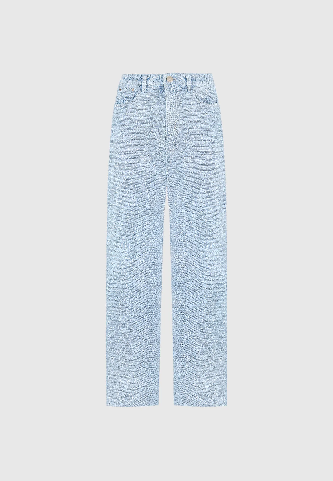 Boucle Denim Boyfriend Jeans - Light Blue