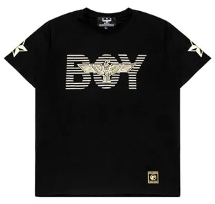 BOY LONDON  |Unisex Street Style U-Neck Plain Cotton Short Sleeves