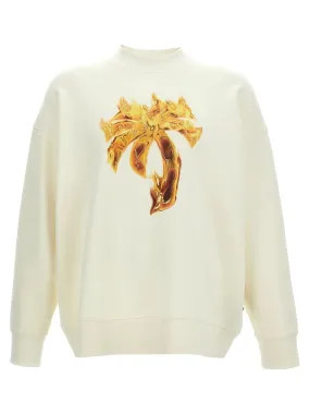 BURNING PALM OVERSIZED SWEAT