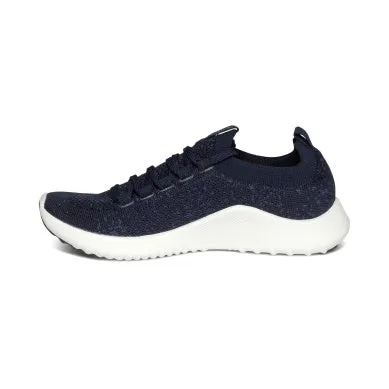  Carly Lace Up Sneaker in Navy  