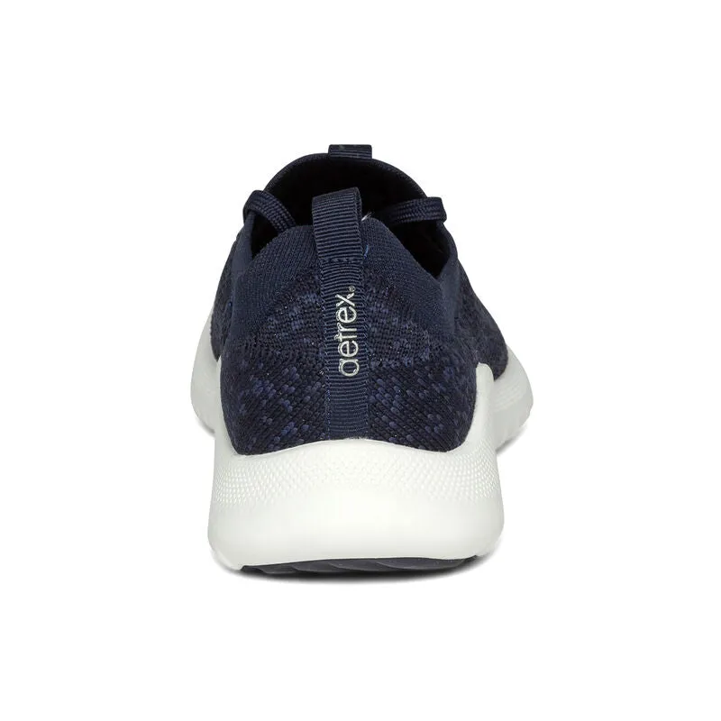  Carly Lace Up Sneaker in Navy  