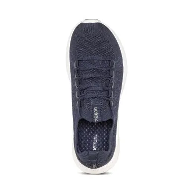  Carly Lace Up Sneaker in Navy  