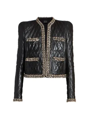 CATENA Leather Chain Jacket