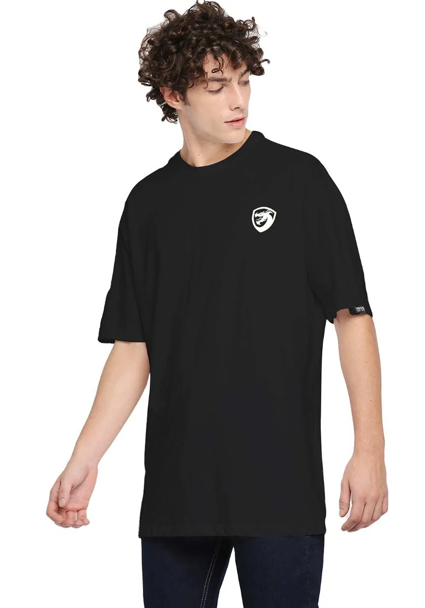 Charging Dragon Glow In Dark Oversized T-Shirt