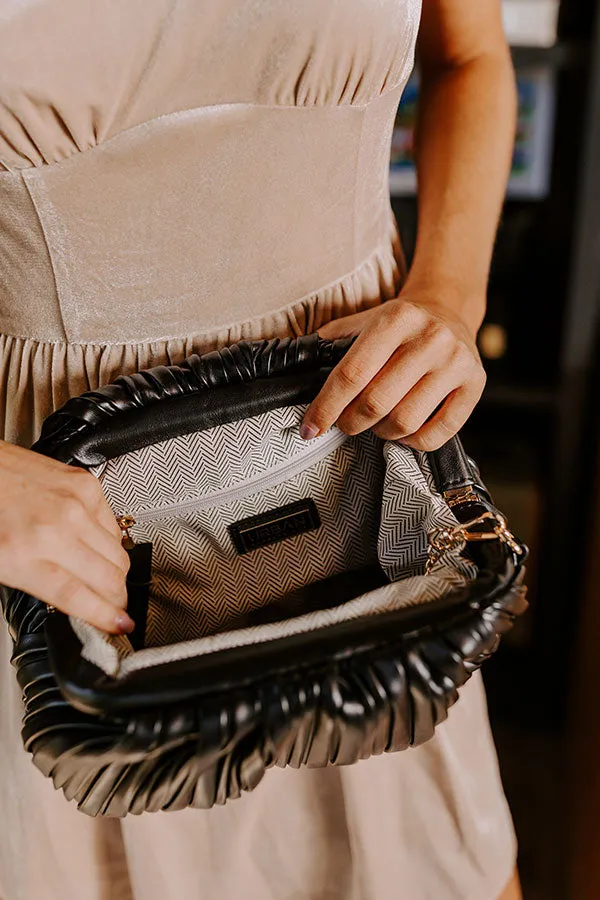 Chic Mindset Faux Leather Purse in Black