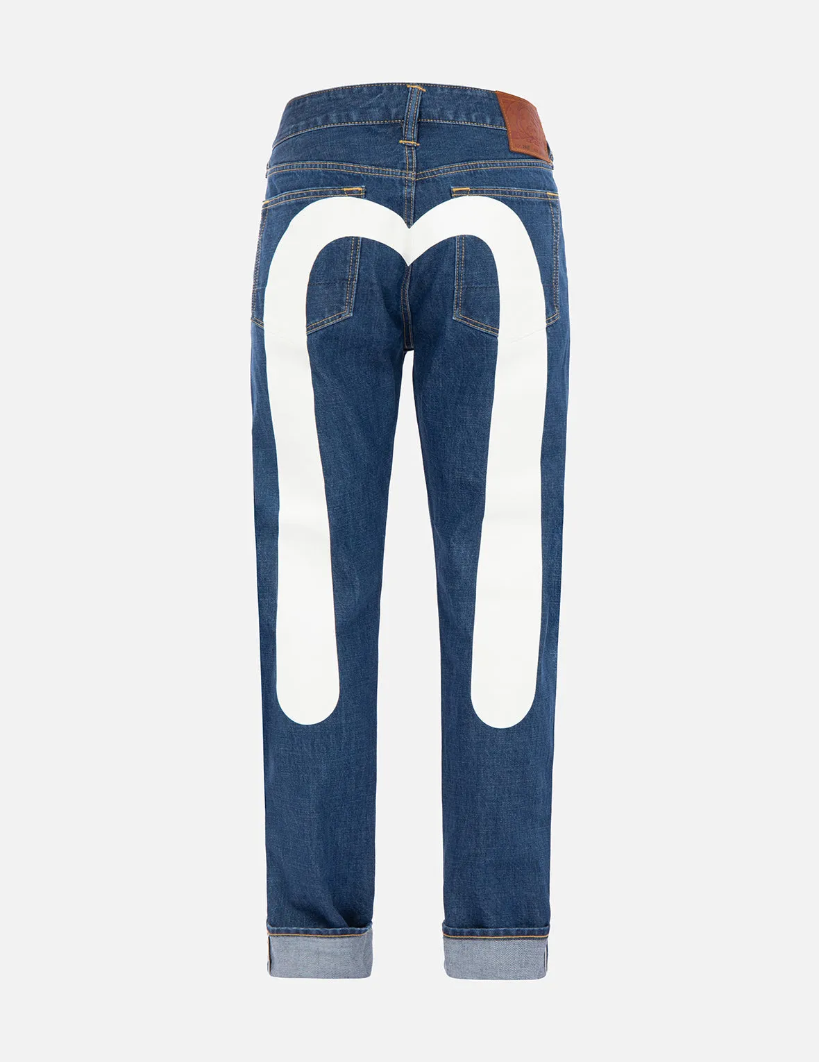 Classic Daicock Print Carrot-Fit Jeans #2017