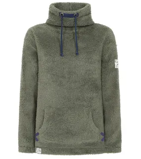 Cosy Fleece Roll Neck Sweatshirt