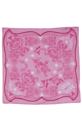 Cotton Bandana-- Taffy Pink