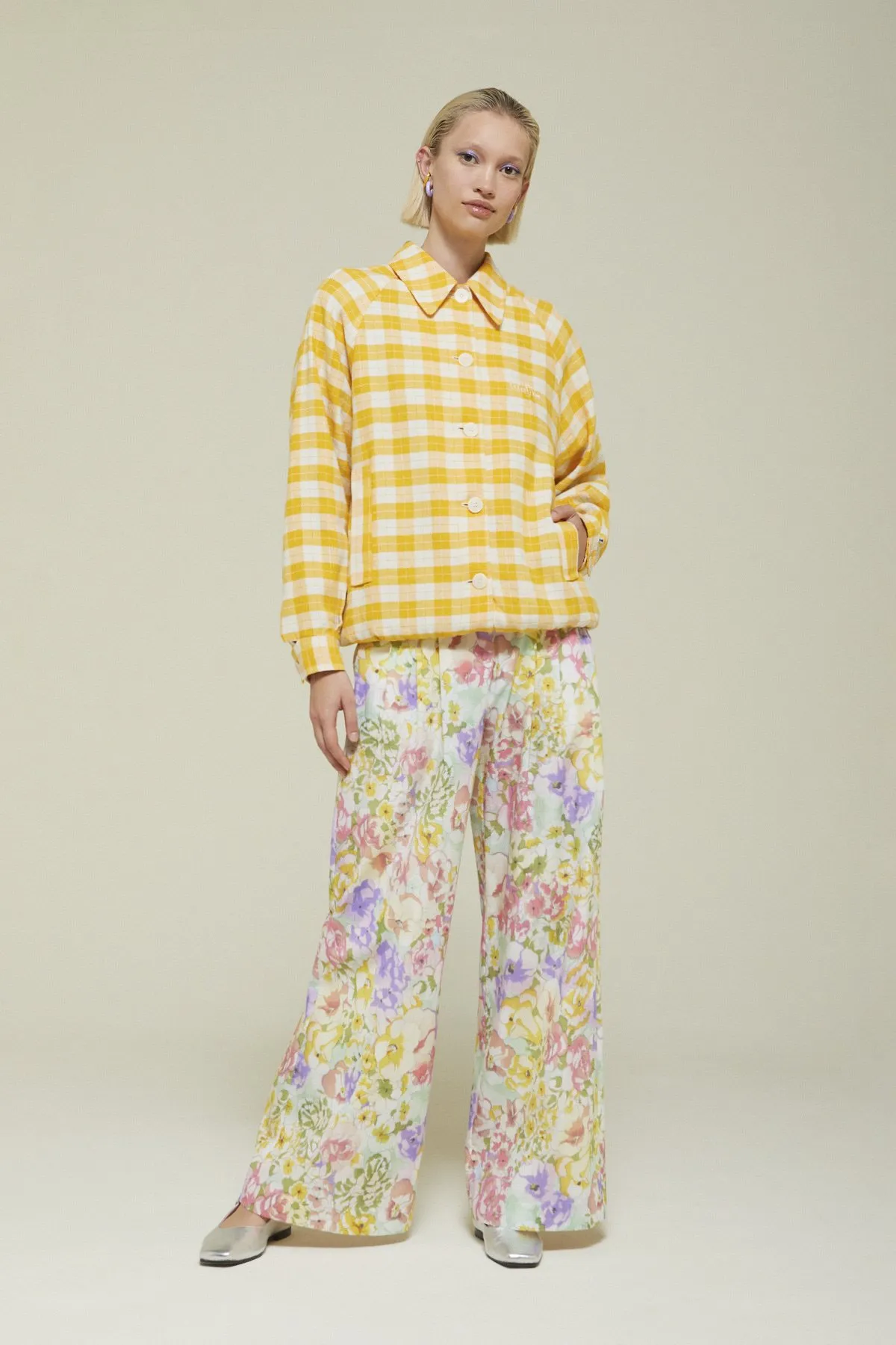 Cotton palazzo trousers