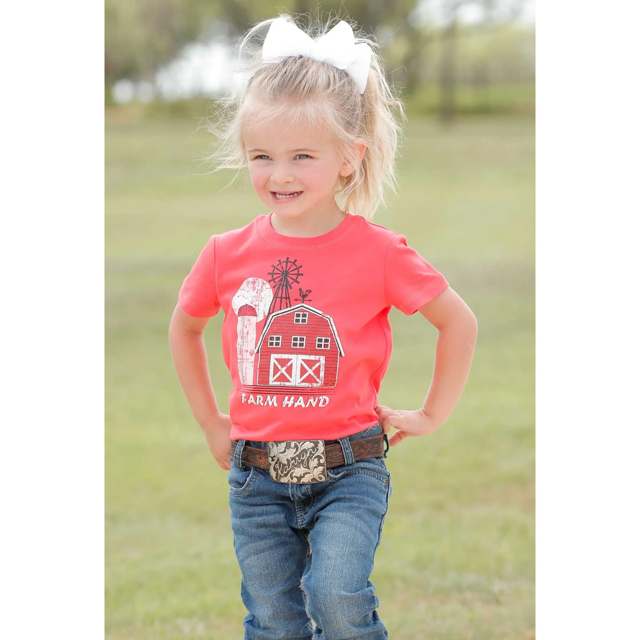 Cruel Girl Kid's Corral Farm Hand Tee