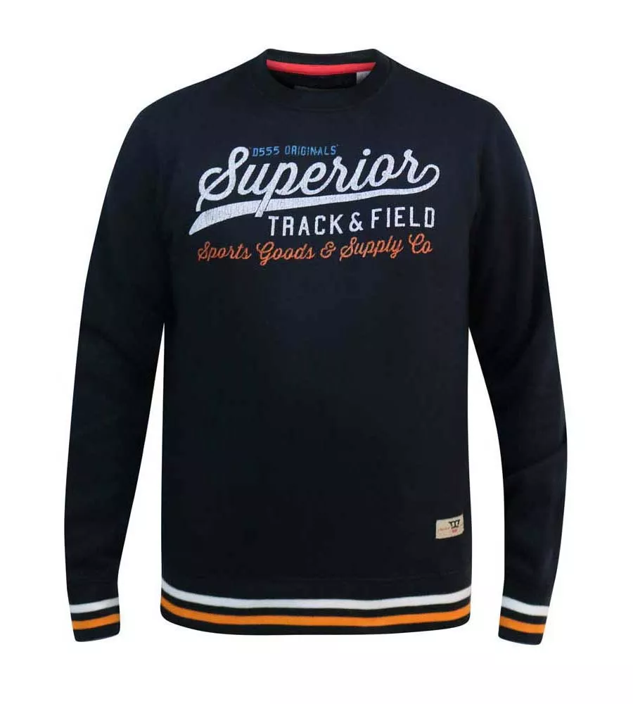 D555 Mens Superior Track and Field Printed Sweatshirt (MARLOW)