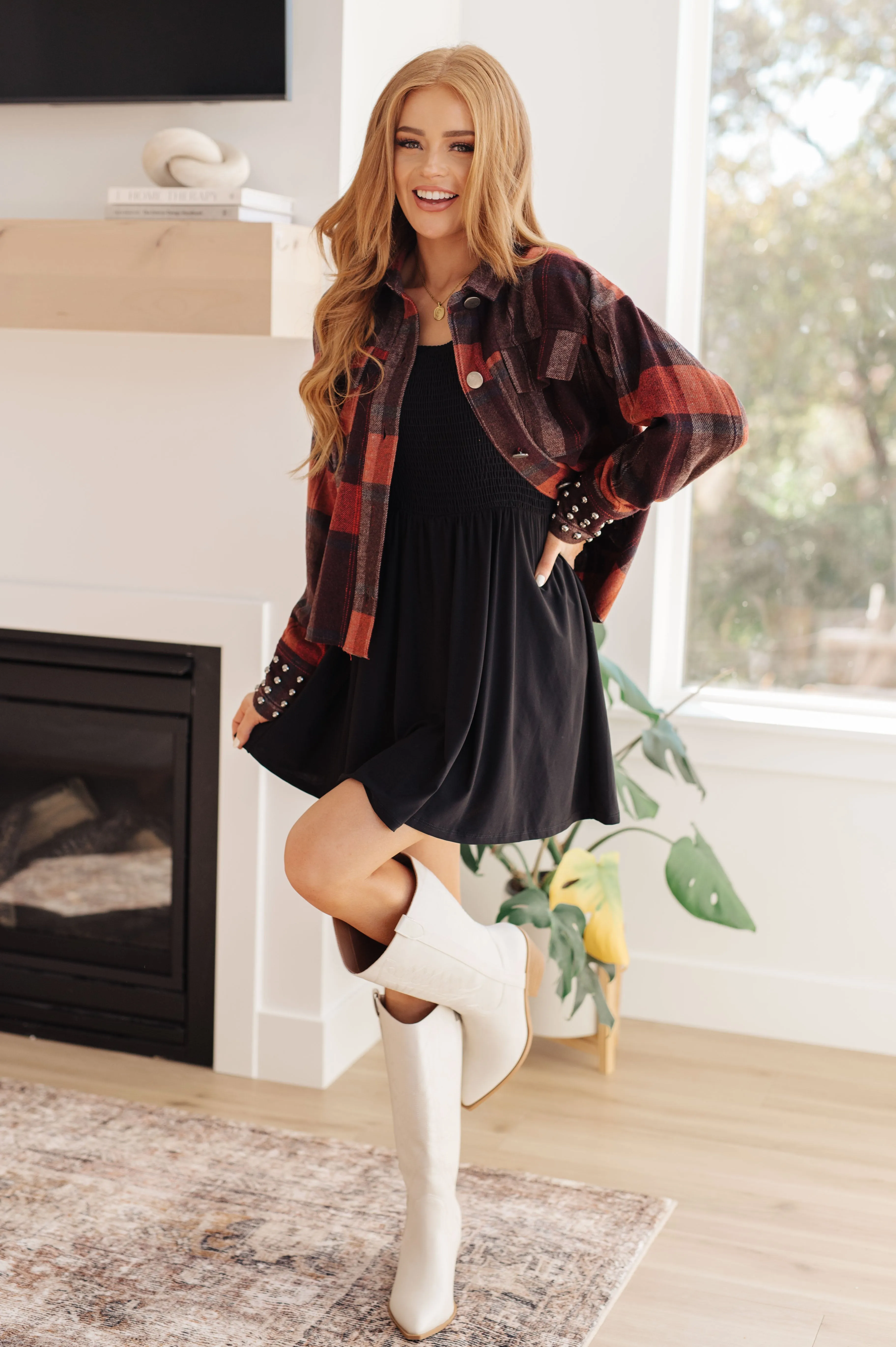 Daria Long Sleeve Skort Dress