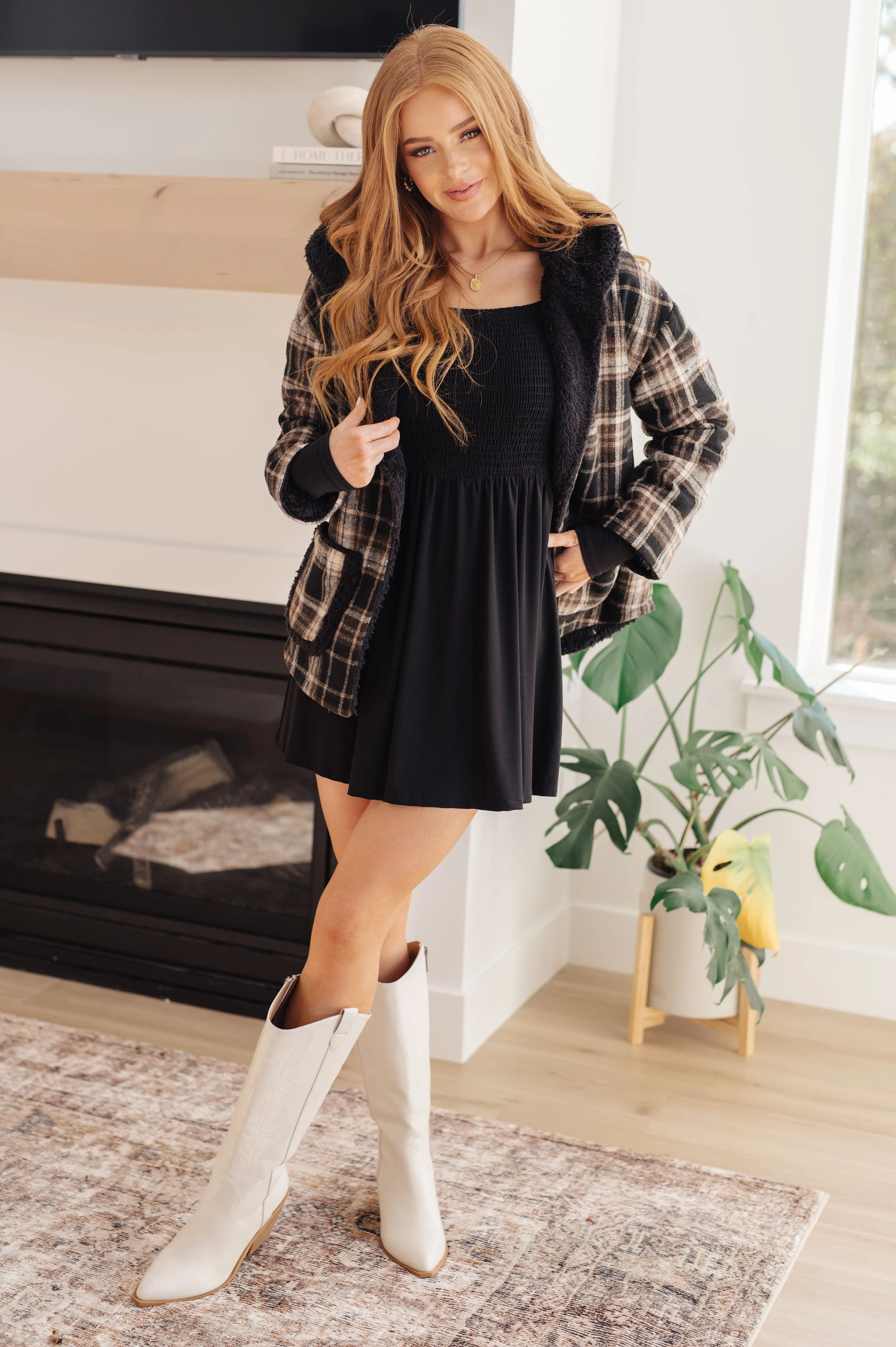 Daria Long Sleeve Skort Dress