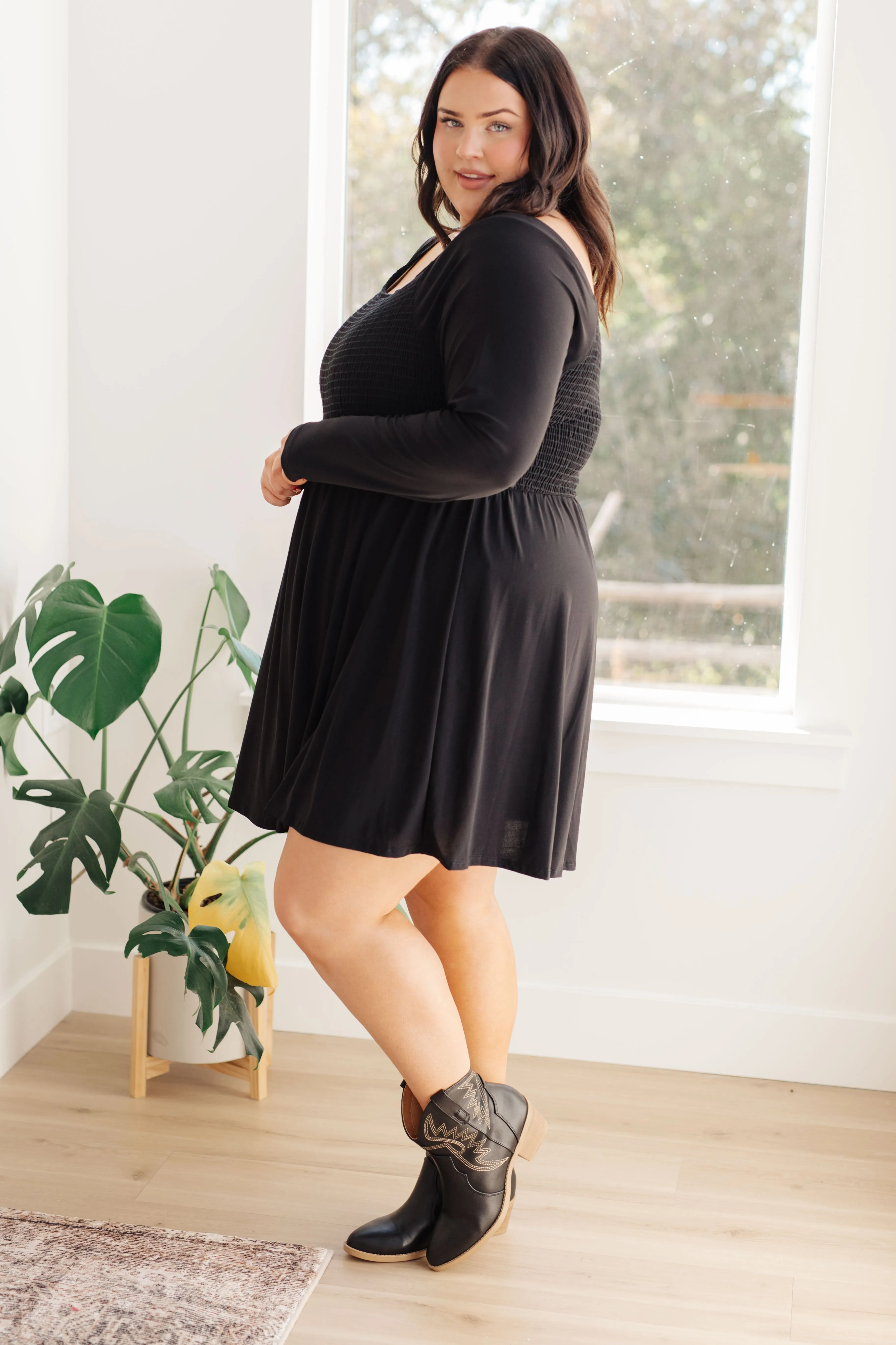 Daria Long Sleeve Skort Dress