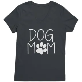 Dog Mom District Womens V-Neck