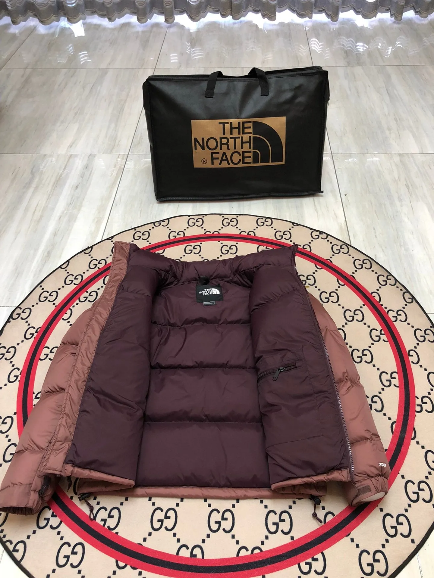 Down Jacket Red Wine