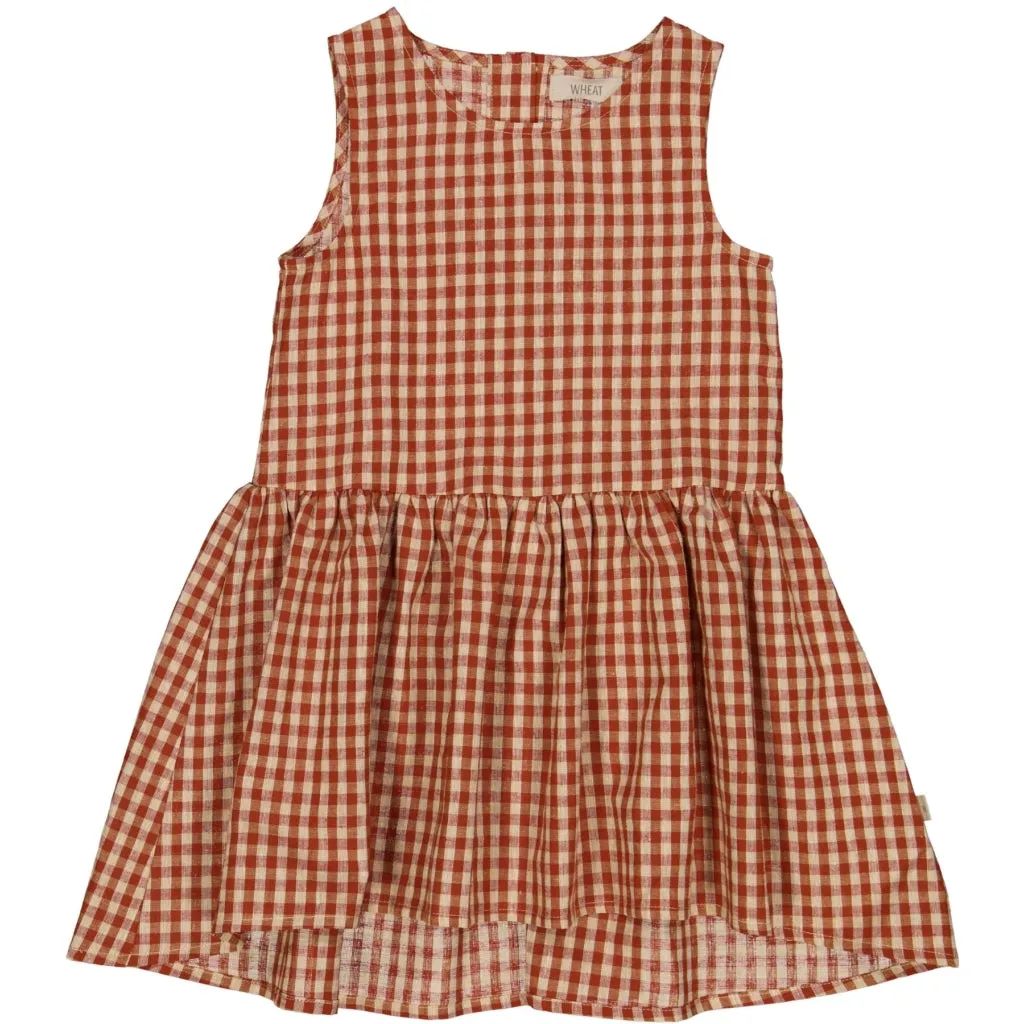 Dress Sarah - sienna check