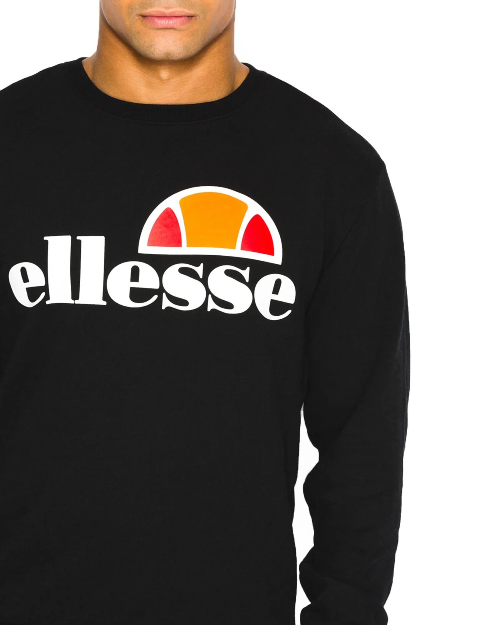 Ellesse Succiso Logo Crew Neck Sweatshirt Anthracite