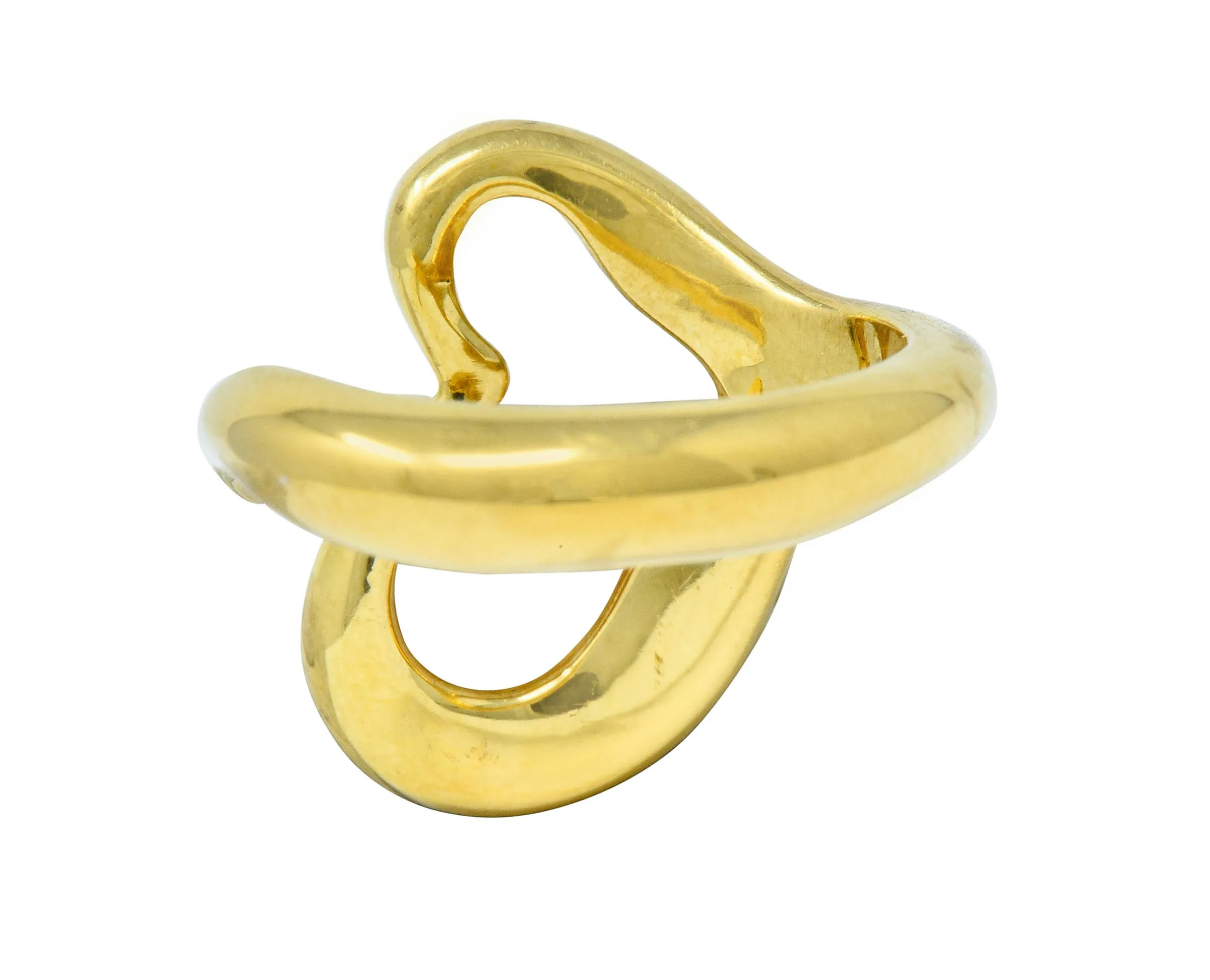 Elsa Peretti Tiffany & Co. Vintage 18 Karat Gold Open Heart Ring