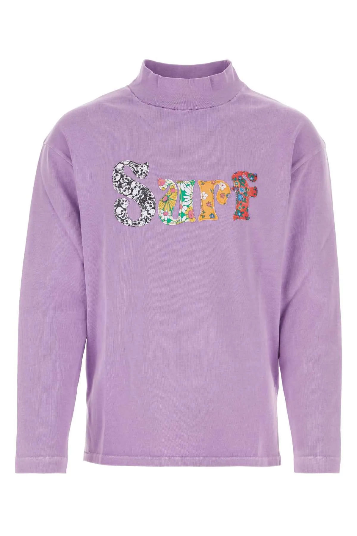 Erl Lilac Cotton Sweatshirt