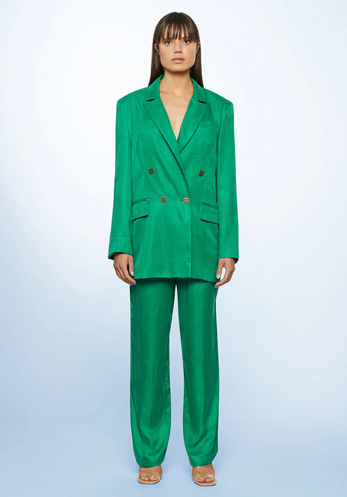 EVERGREENS VERDANT JACQUARD BLAZER