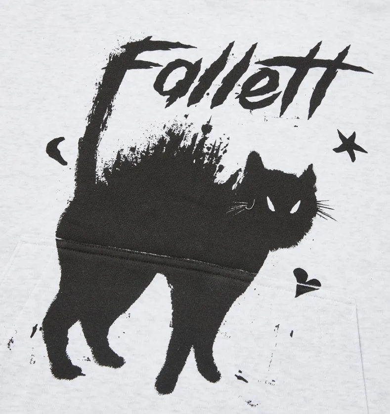 Fallett  |Heart Star Unisex Street Style Long Sleeves Plain