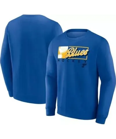 Fanatics Men's NHL Fanatics St. Louis Blues Focus Fleece Pullover Sweatshirt